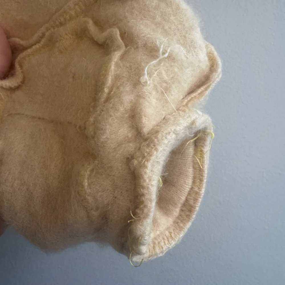 Newborn cashmere diaper cover